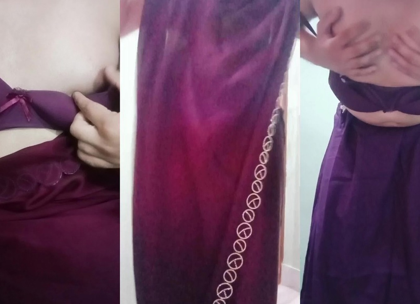 Indian Gay Crossdresser Gaurisissy Fucked In Pink Saree Like A Whore