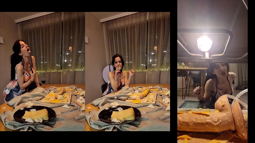 сир фетиш відео (Exotic_brunettee) cheese fetish video (Exotic_brunettee)