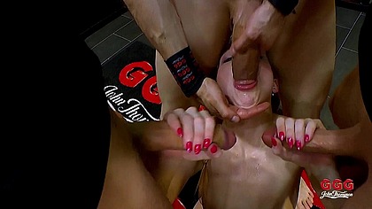 GGG - BUKKAKE PARADE - CUM ADDICTED SLUTS