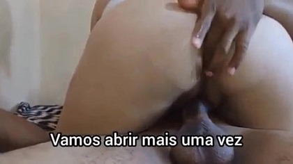 Dei meu cu e minha buceta para amigo mascarado do meu esposo