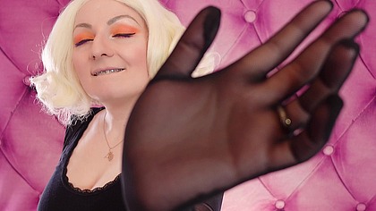 PAID JOI video: jerk off instructions in fetish gloves by Arya Grander