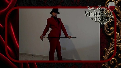 Veronna Ink - Cross Dressing Strip: From Suit & Hat to Lingerie II