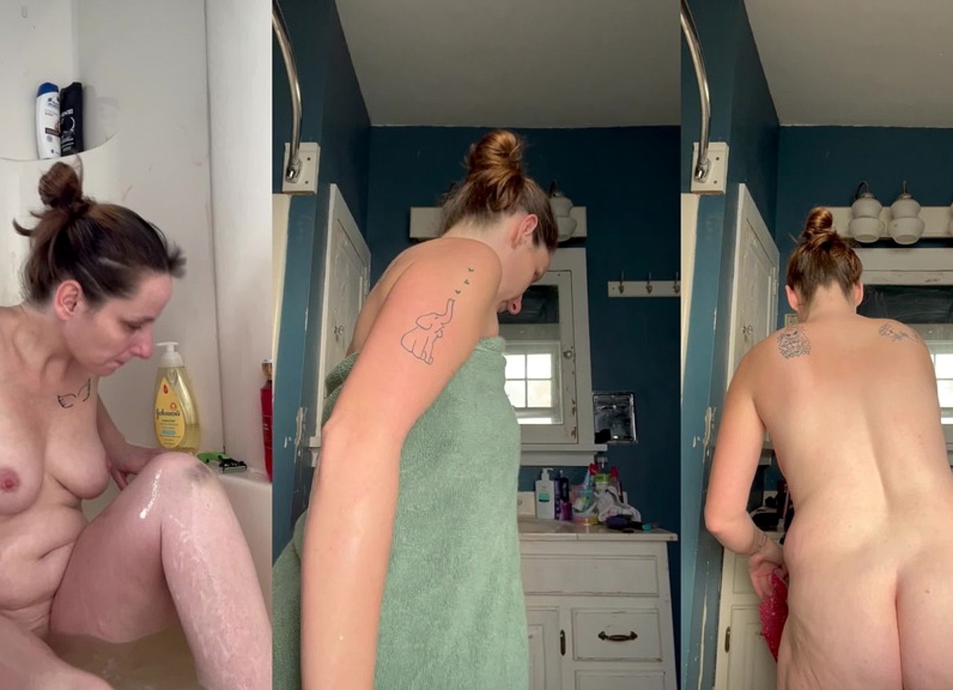 Enjoy Watching Ivy19921 Bath, Dry Off, Lotion Up And Get Dressed