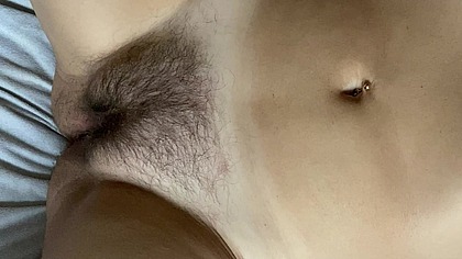 Amateur hairy anal squirting orgasm with dirty talk from my wife.