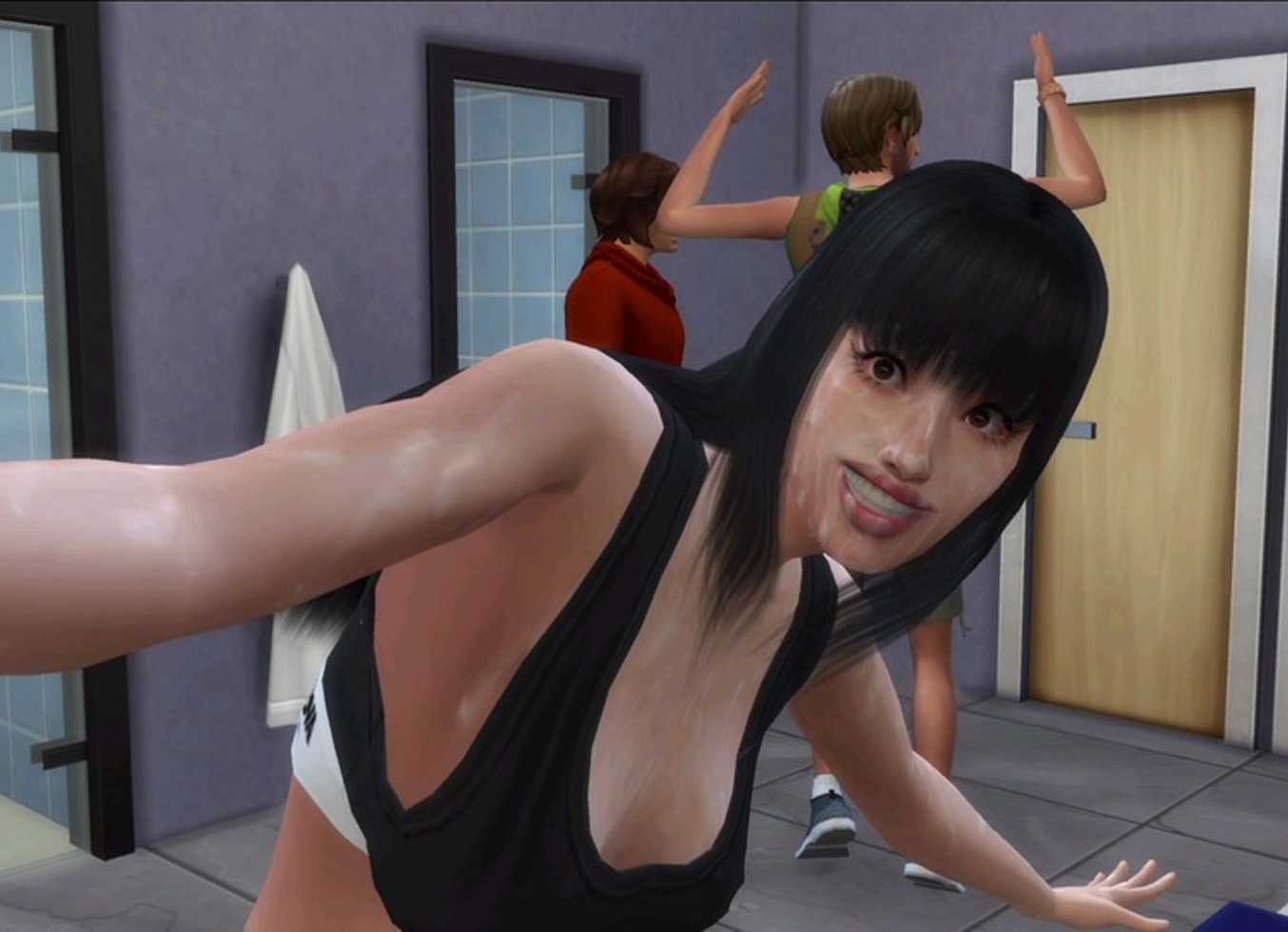 Nat Blowbang At Locker Room