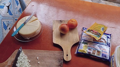 Breakfast here at home is Tapioca and cock in the ass!