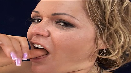 You'll get a close up view of her booty, while she's getting her shaved box drilled, until...