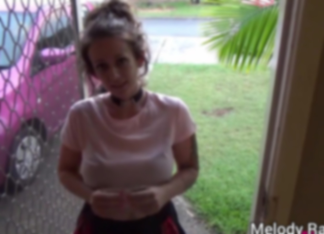 School Girl Selling Cookies