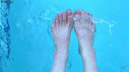 Dipping My Toes in the Pool and Splashing POV