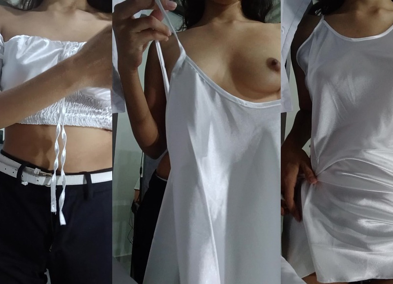 Innocent 18-Year-Old Girl Strips And Is Caught In The Act