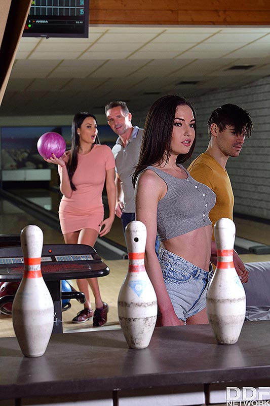 2 Lucky Studs Have Lucky Strike at the Bowling Alley when They H #2