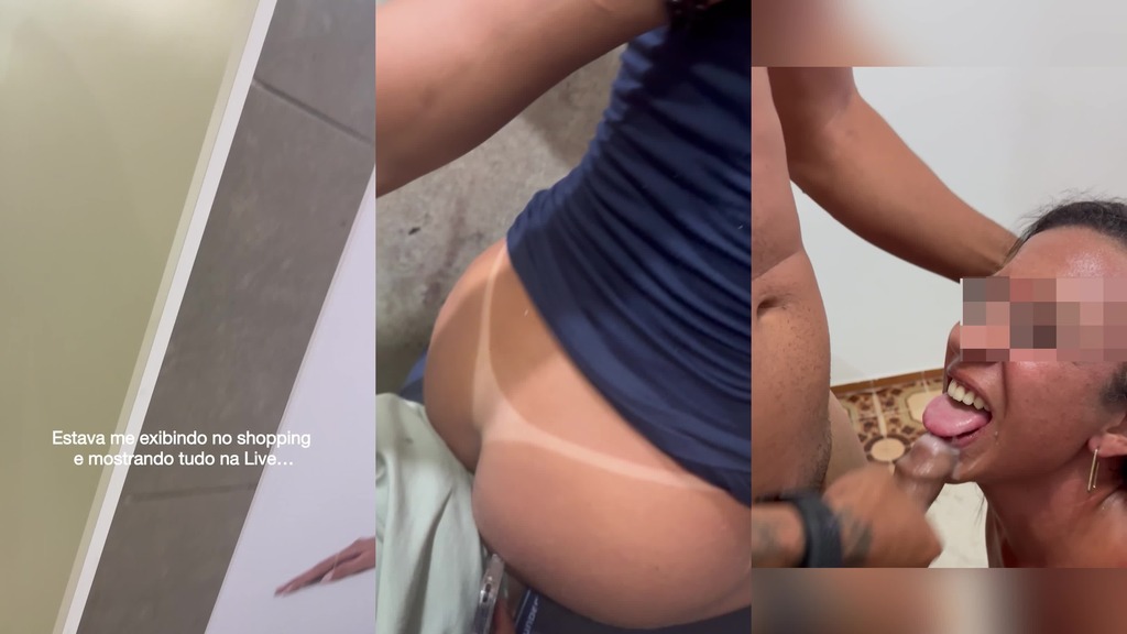 abordagem a desconhecidos em dose dupla...primeiro no banheiro do shopping e depois do bloco dentro do metro: duas gozadas na boquinha, duas fodas no pelo!