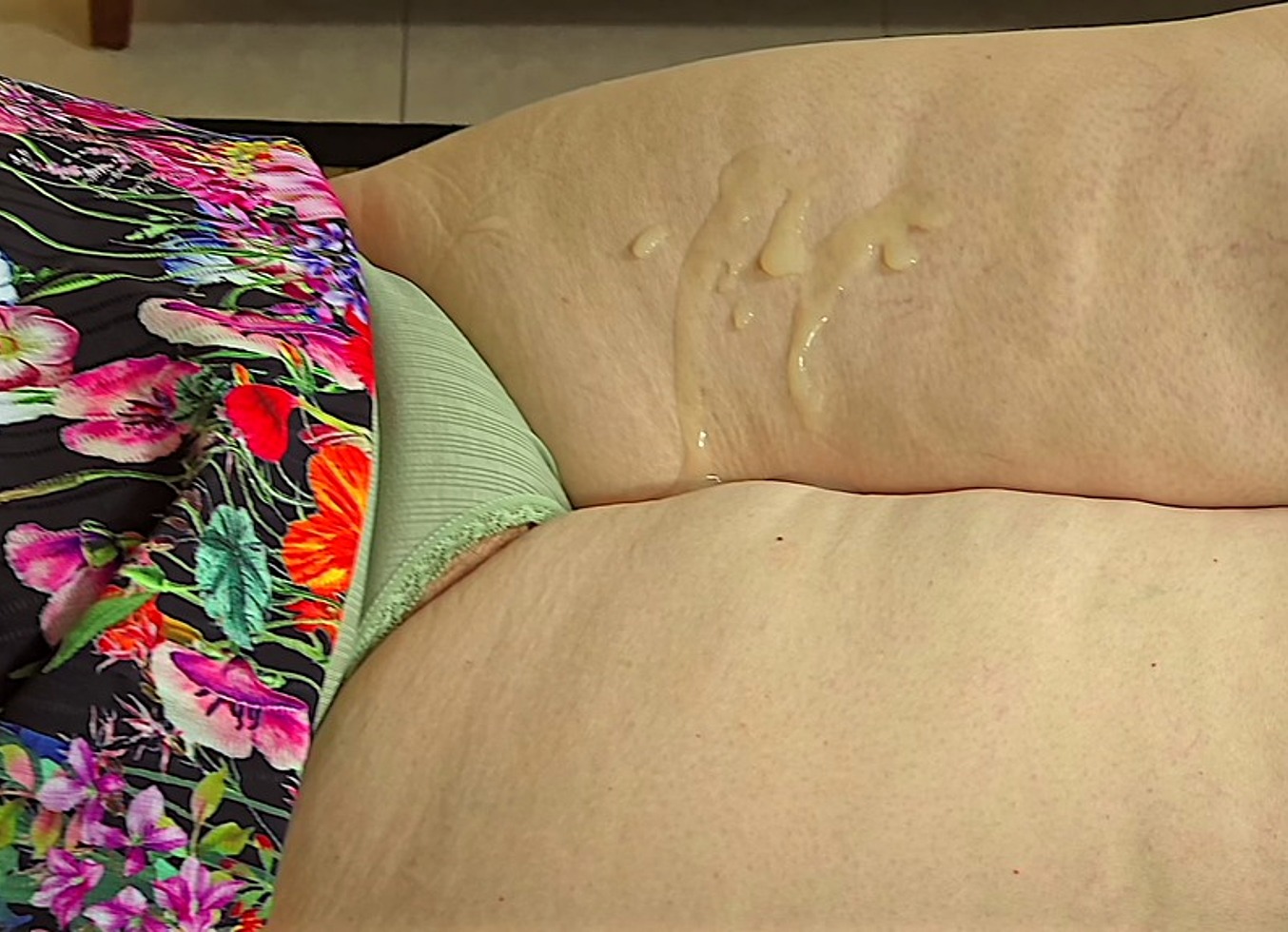 My Stepson Is Not Home, So Get On The Bed And Let's Make A Hot Porn Video With Some Sexy Views (M) Big Fat Ass Clapping, Peeing, Cum On Tits, Cum On Legs, Doggystyle Step Up, Cumshot Compilation