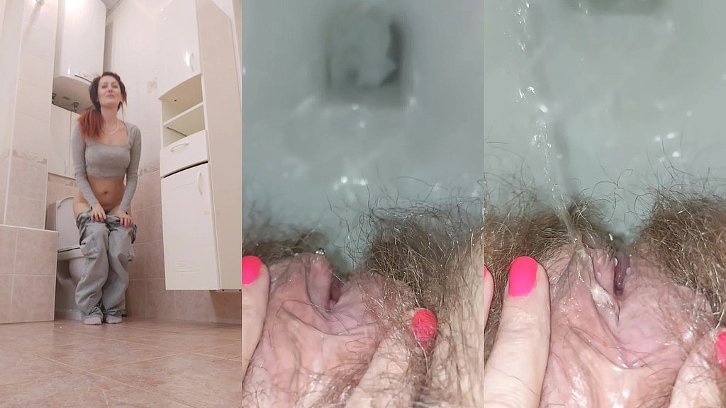 pissing woman in the toilet (GinnaGg) pissing woman in the toilet (GinnaGg)