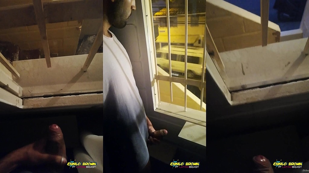 jerking off my big uncut cock public on my window till i cum - camilo brown (Camilo Brown) jerking off my big uncut cock public on my window till i cum - camilo brown (Camilo Brown)