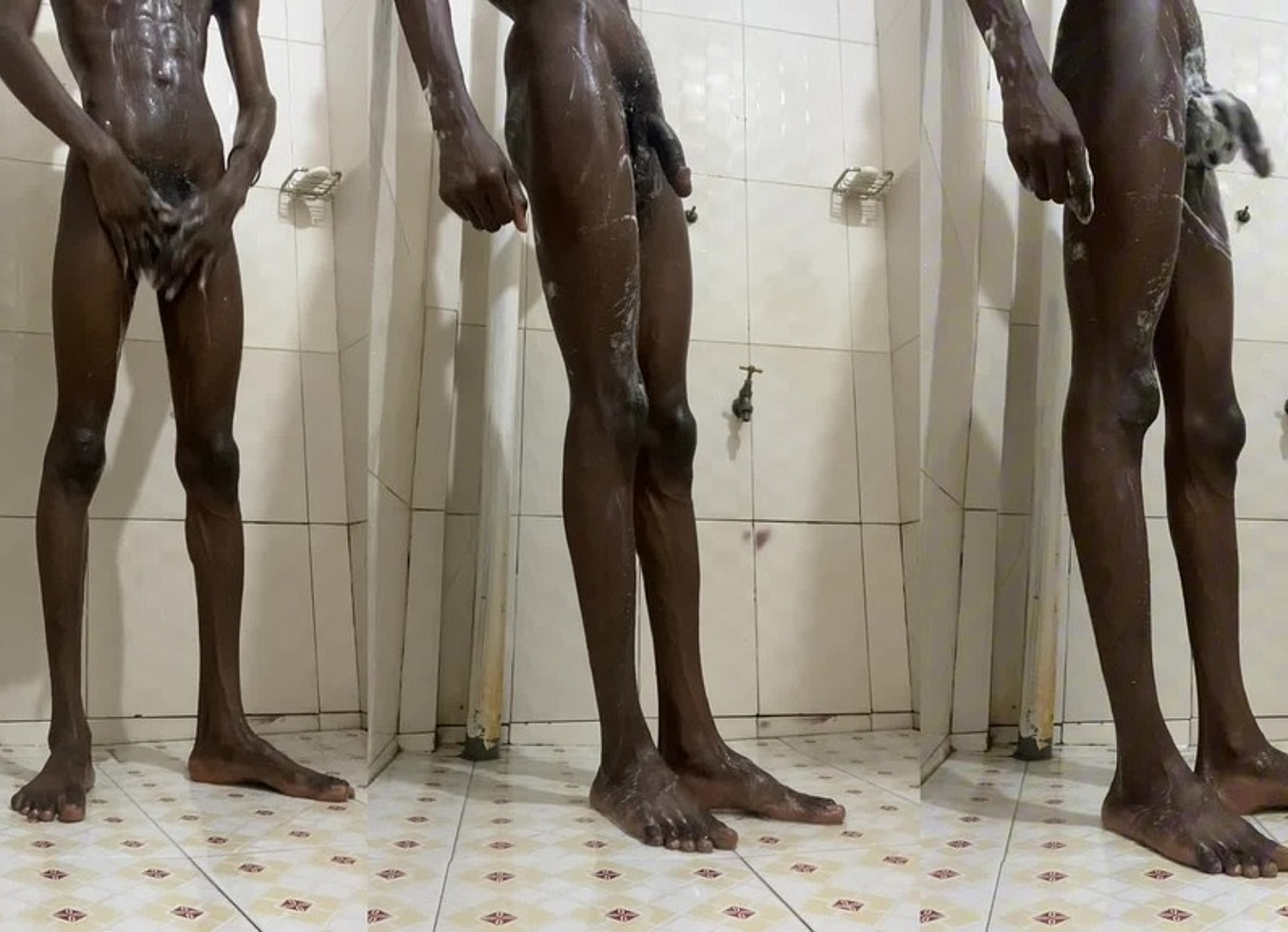 Stroking My Dick In The Shower