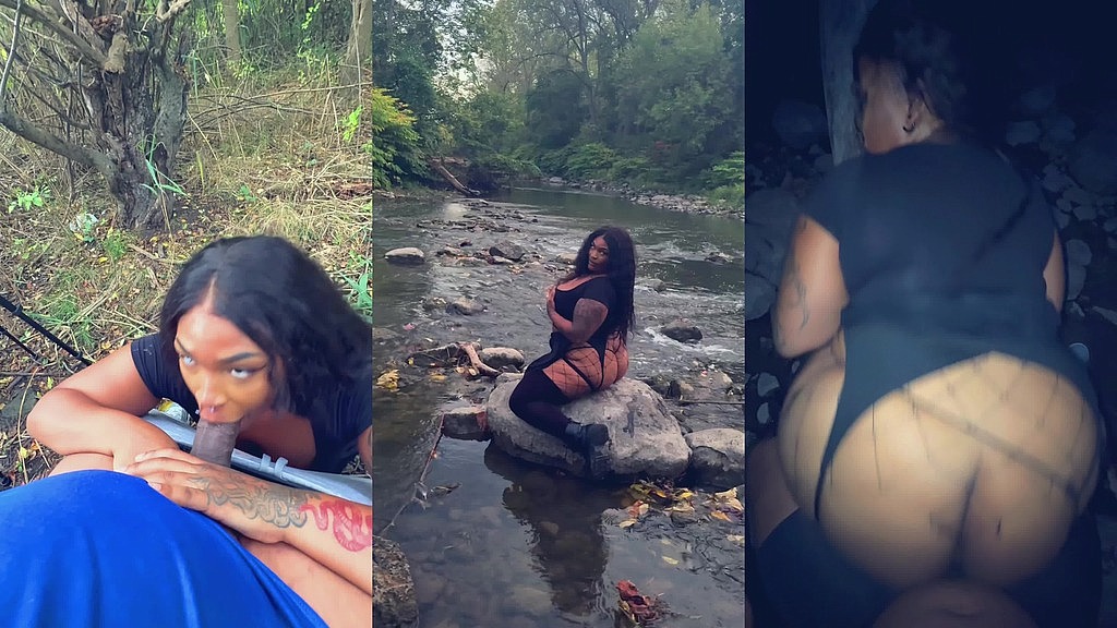 жінка в лісі отримала товсту дупу! (Завантажений Фукс, Бреа) the lady in the woods got a phat ass! (Loaded Fux, Brea)