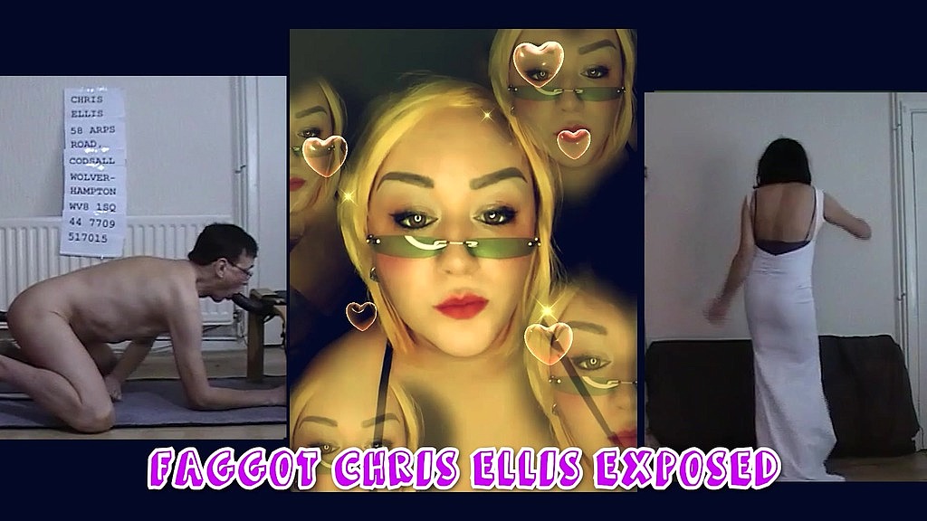 педик Кріс Елліс викритий (Богиня Лана, Сісихрізелліс) faggot chris ellis exposed (Goddess Lana, Sissychrisellis)
