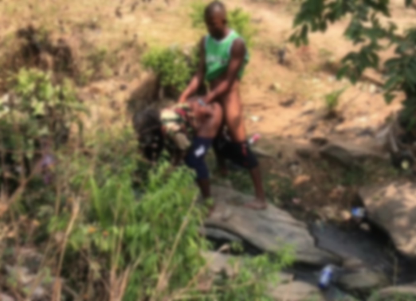 Outdoor Sex By The River Side