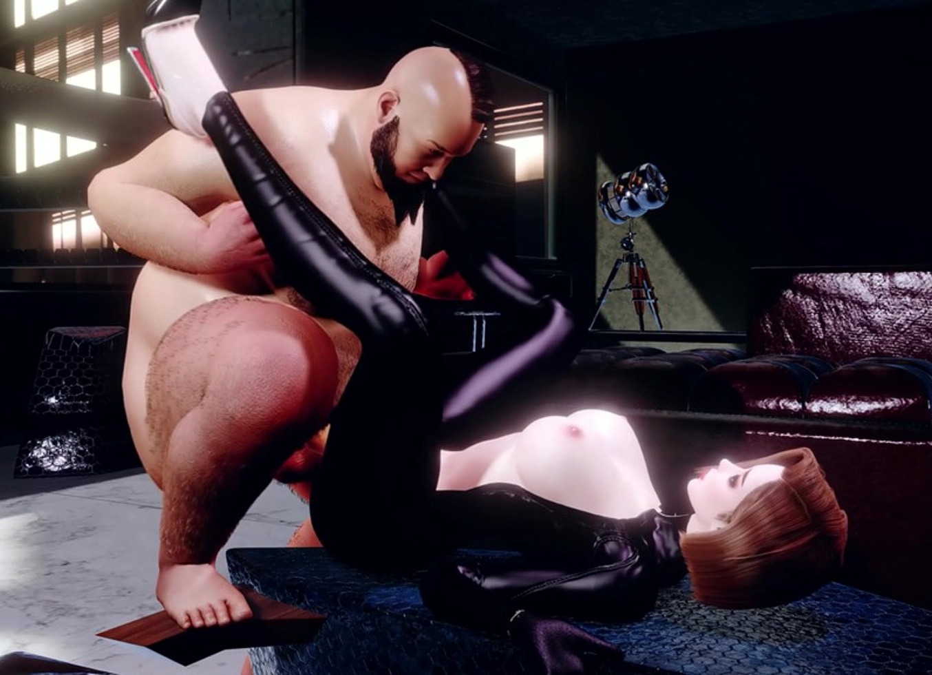 3D BBW Hot Asian Slut Got Fucked So Hard By Her Fat Boss