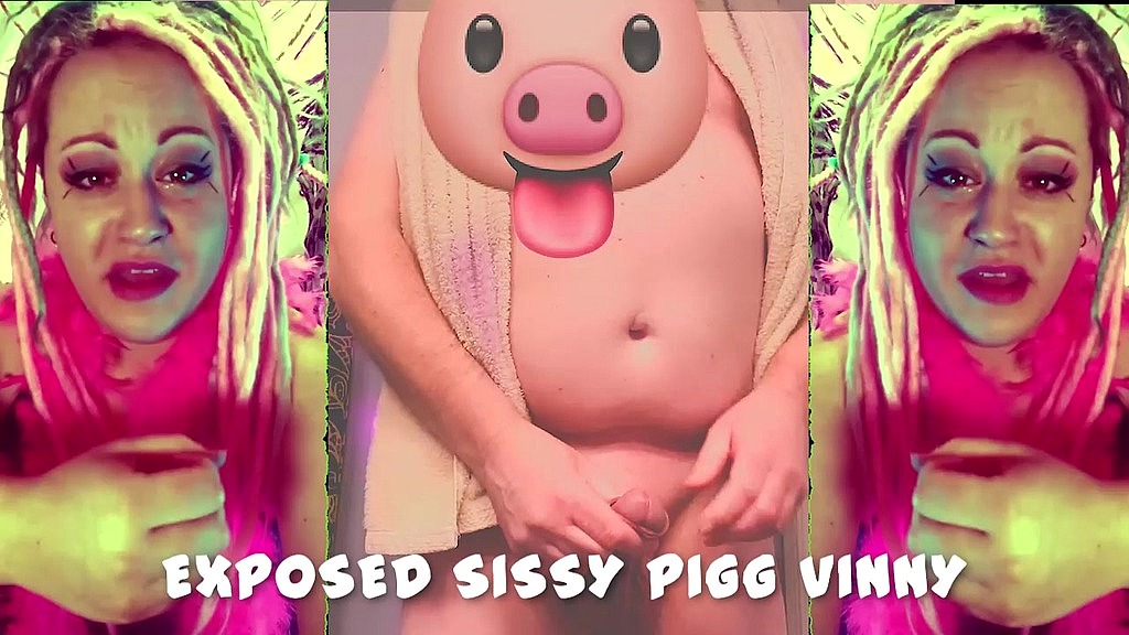 exposing sissy pigg vinny (Goddess Lana, Sillyboi) exposing sissy pigg vinny (Goddess Lana, Sillyboi)