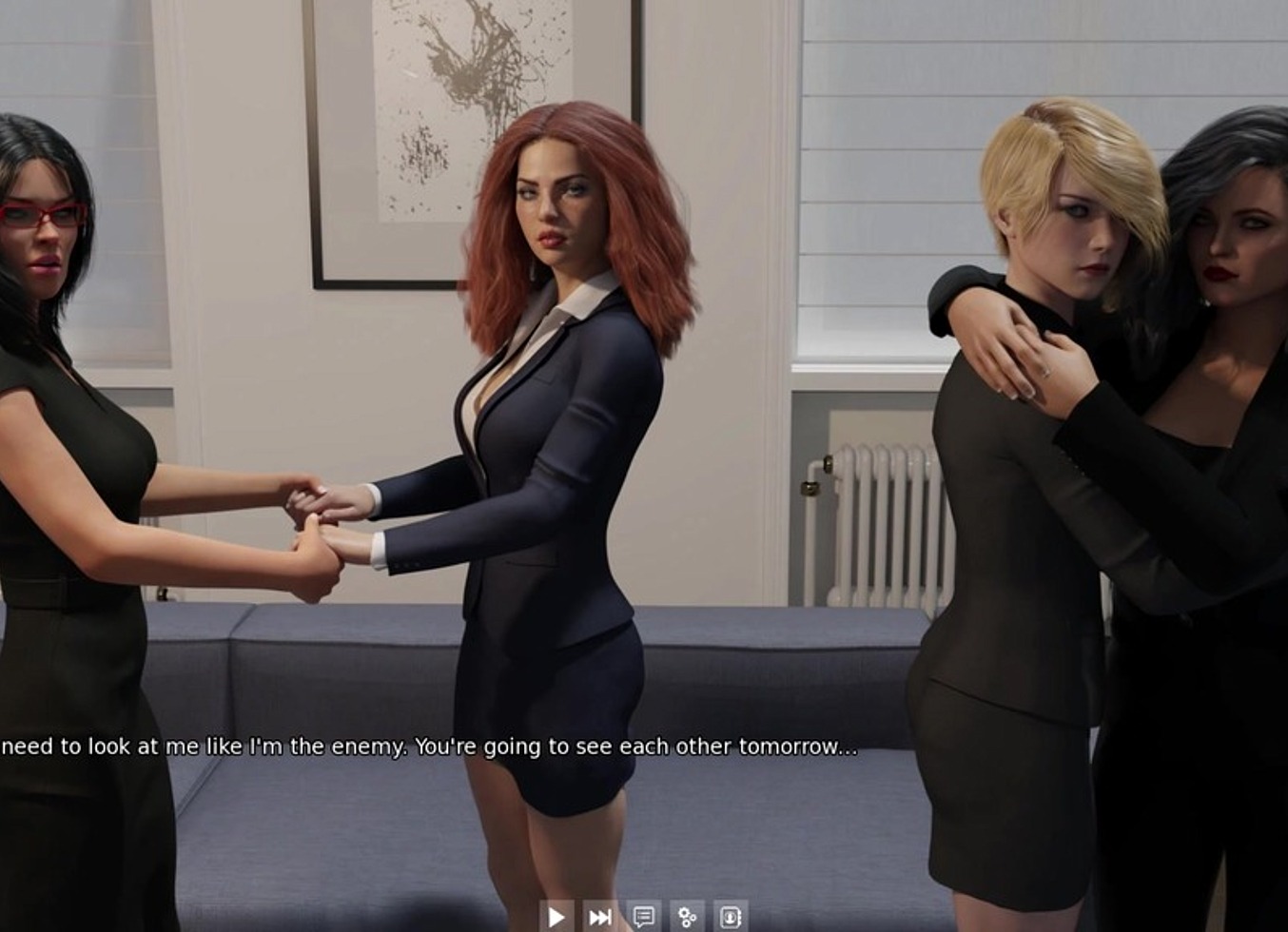 My Dorm 103 - Finally Amanda And Eve Meets Martha And Norah