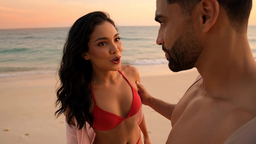 colombian woman is lost on the beach and offers the lifeguard vaginal sex (ai-generated video) () colombian woman is lost on the beach and offers the lifeguard vaginal sex (ai-generated video) ()