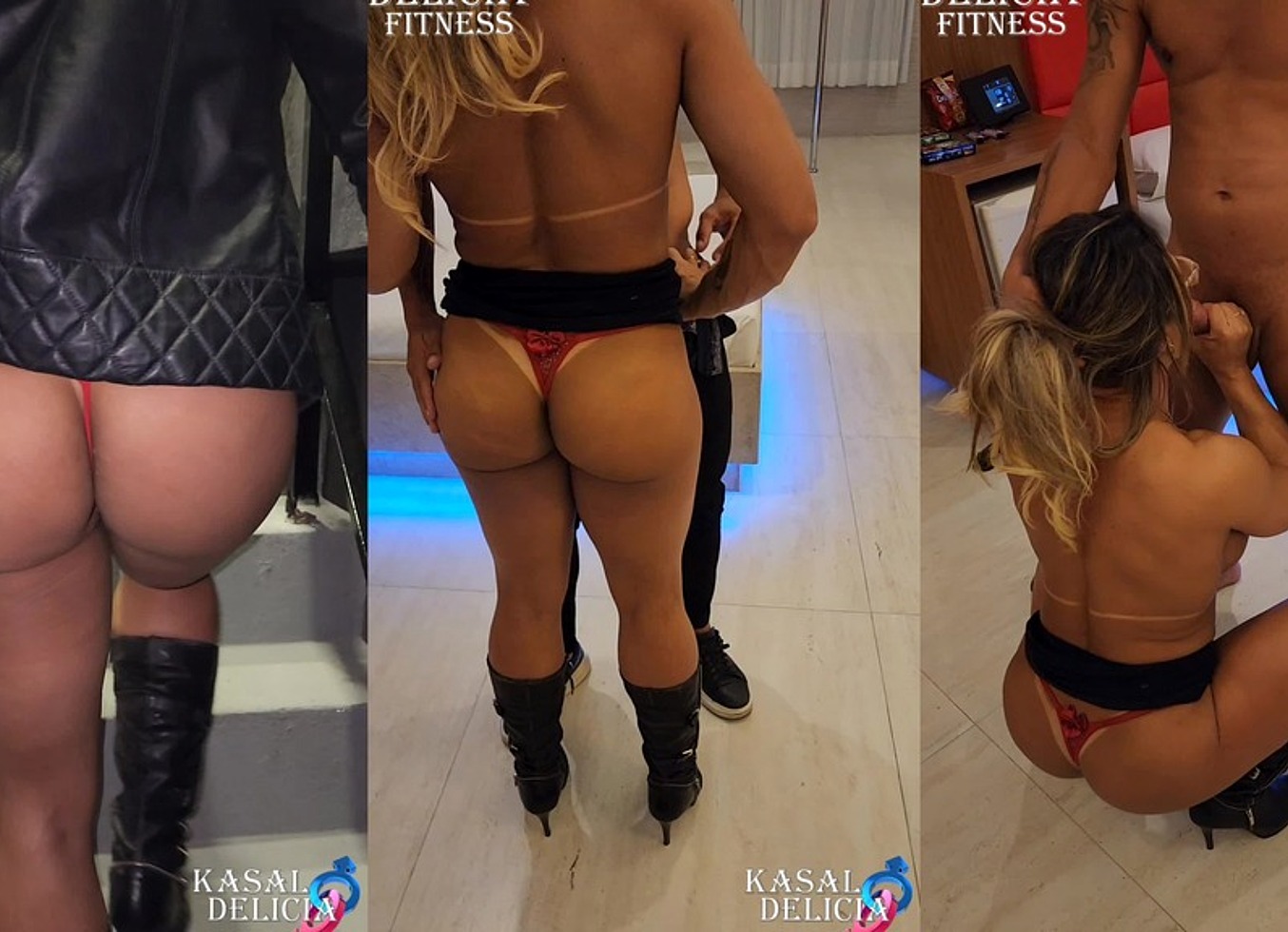 Safada Chegou No Motel E Comecou A Se Exibir Na Escada E Quando Entrou No Quarto Ja Foi Logo Caindo De Boca Na Rola Do Comedor Tatuado