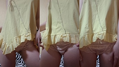 Pussy Worship Elza Kom Pink Panties Elza Kom