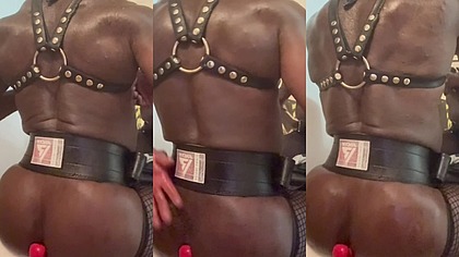 Video Chat Fishnet Black Muscle Butt Sex Toying