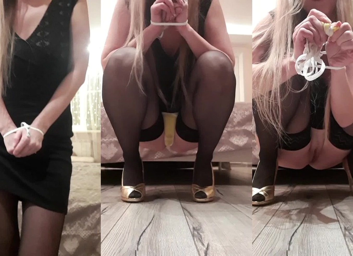 Locked, Tied Up, Pee My Thongs