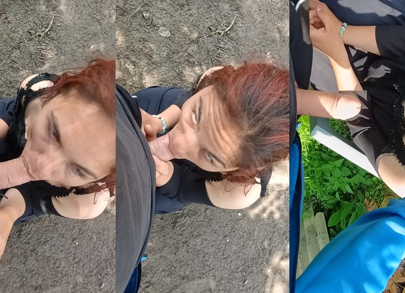 Teocleopatra - Stepsister Sucks My Cock In The Garden