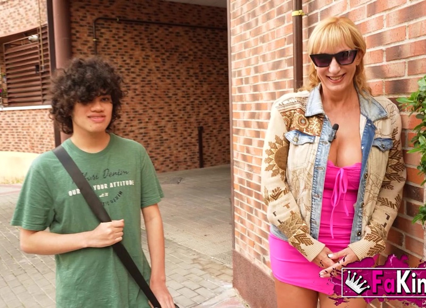 Victoria Vera Faces A Young Amateur Dude With A Big Cock: That's What She's Always Wanted!