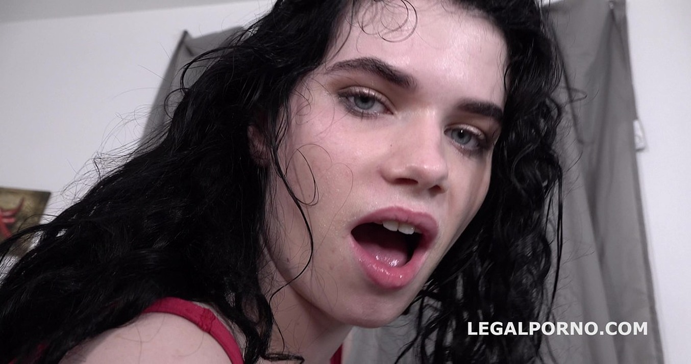 Mr. Anderson's Anal Casting with Black Angel Ball Deep Action, ATM, Rough Sex, Cum in Mouth GL054