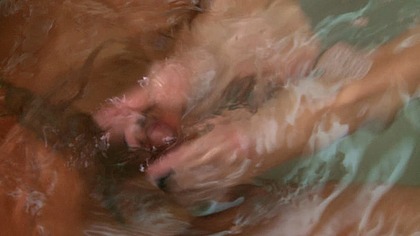 rub-a-dub-dub, footjob in the tub! (Sabby, Nataly Von)