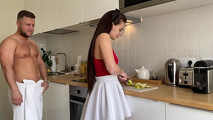 Kate Rich  squirting breast milk on cock and riding it with tight asshole KRS052