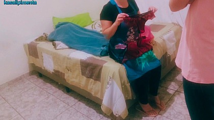 Dei um presente intimo para empregada!