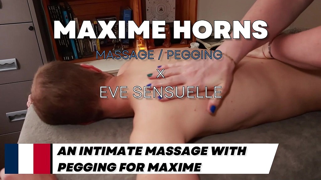 an intimate massage with pegging for maxime (Maxime Horns, Eve Lunalove) an intimate massage with pegging for maxime (Maxime Horns, Eve Lunalove)