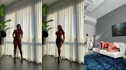 Photographer's POV of Sexy Pornstar Photoshoot