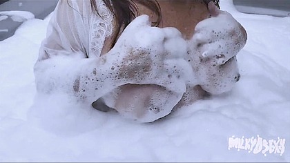 Milky Orgasms 6 Soap Sudded Busty Rub