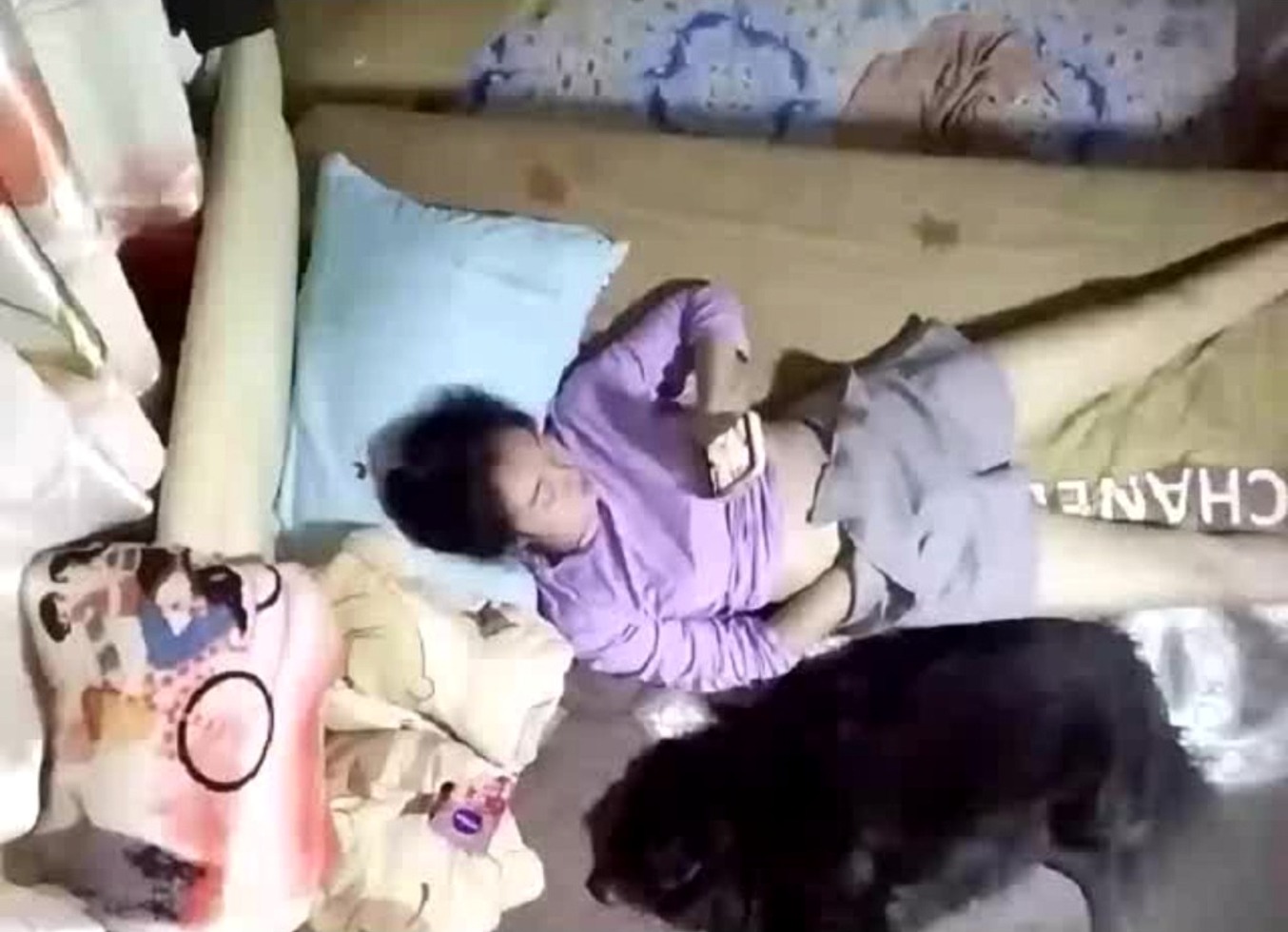 Behind The Scenes Of A Beautiful Woman Masturbating