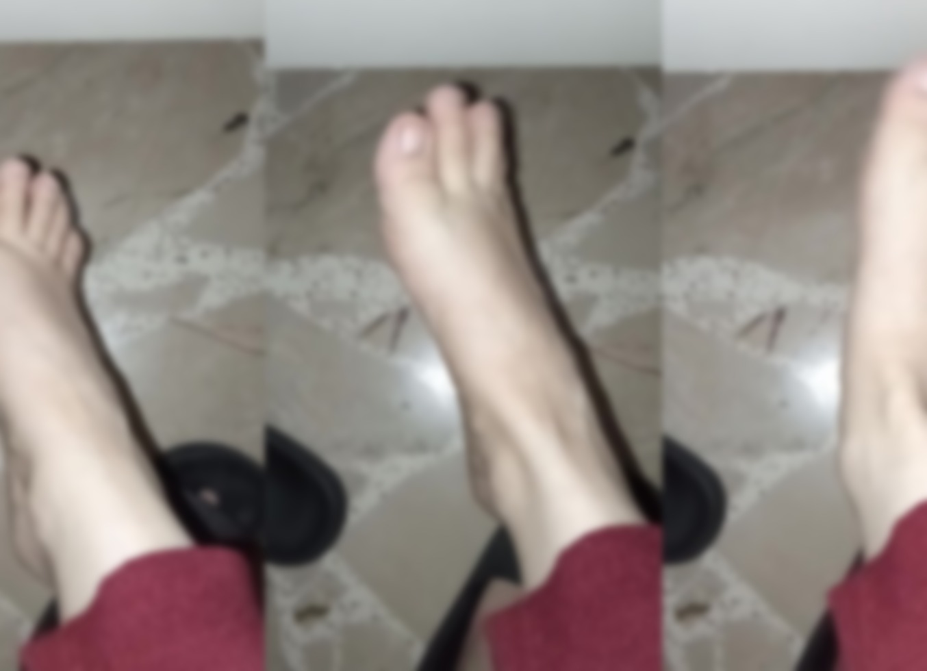 Piede Con Unghie Al Naturale
