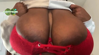 ~7 min making my tits clap with oil~