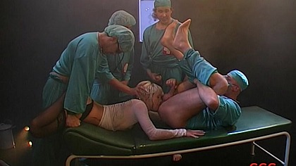 Piss and Anal loving nurse in gangbang vintage GGG John Thompson