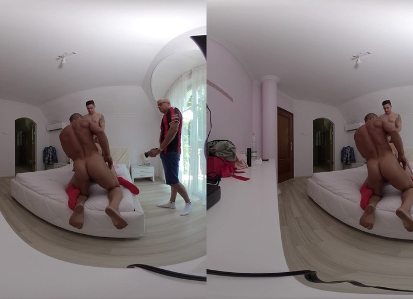 Lana Wolf's Sloppy Blowbang, Tag Teamed By Porno Dan And Matt Bird!
