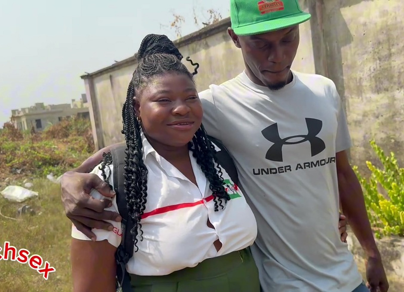 My Horny Highschool Girlfriend Asked For Sex In The Uncompleted Building