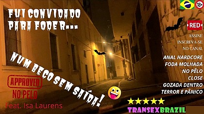 SESSAO HALLOWEEN | FUI CONVIDADO PARA FODER NUM BECO SEM SAIDA