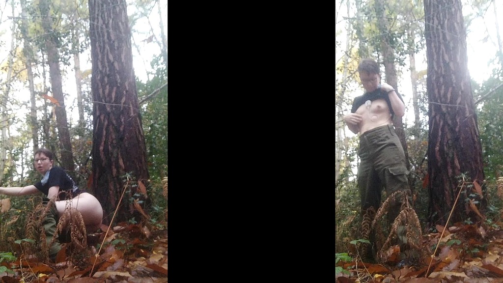 nov 23rd - woodland peeing (Eryn Rose) nov 23rd - woodland peeing (Eryn Rose)