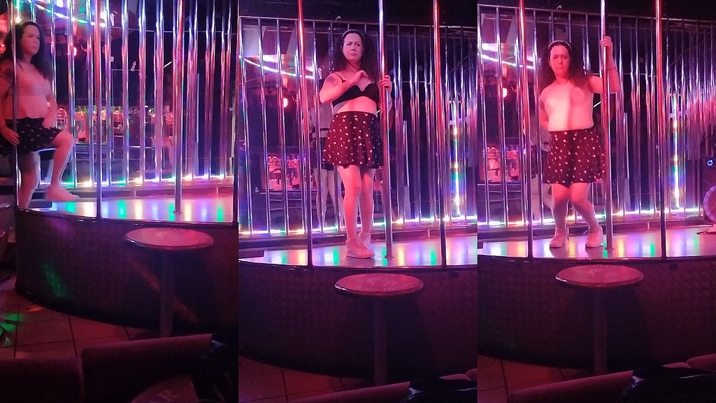 tgirl pornstar nikki montero at the nightclub topless for str8 customers (Nikki Montero) tgirl pornstar nikki montero at the nightclub topless for str8 customers (Nikki Montero)
