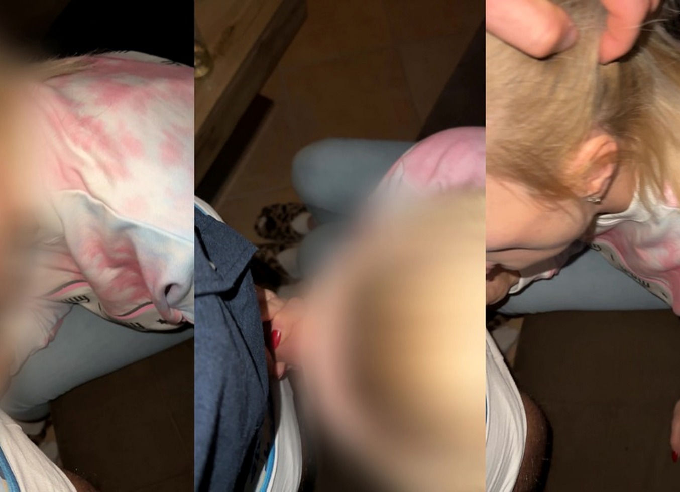 Spontaneously Got Horny on the Couch and Sucked, Hot Blowjob From My Hot, Hot Married MILF